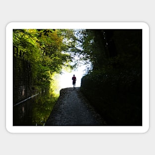 The Runner, along the Canal Sticker